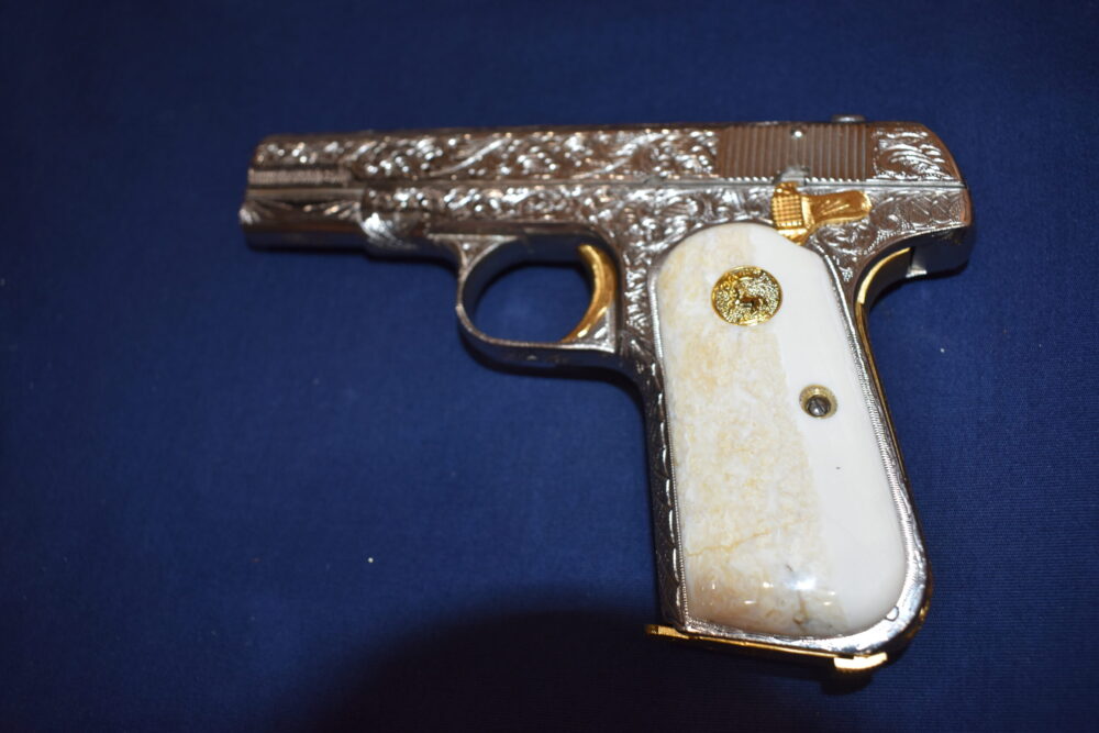 COLT 19803 / 1908 POCKET HAMMERLESS FOSSILIZED WALRUS IVORY GRIPS 1903FWI2 - Image 5