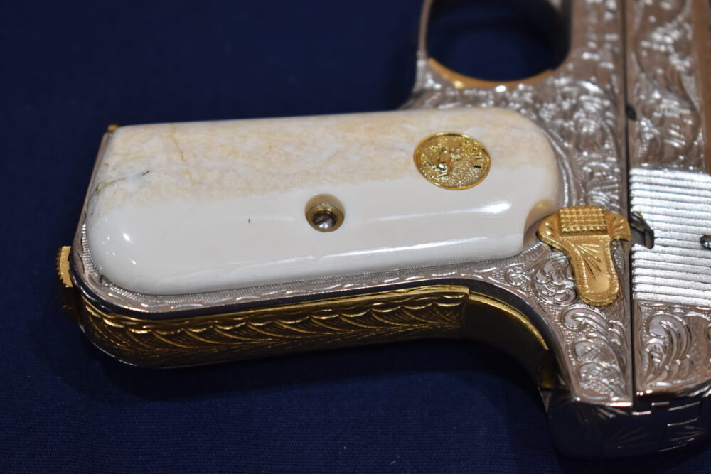 COLT 19803 / 1908 POCKET HAMMERLESS FOSSILIZED WALRUS IVORY GRIPS 1903FWI2 - Image 6