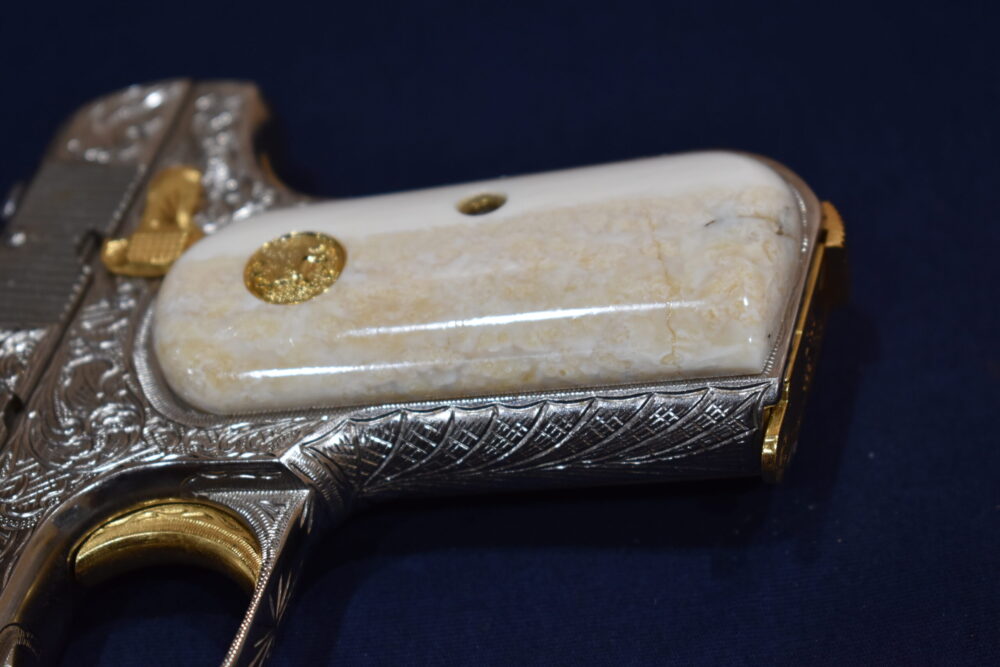 COLT 19803 / 1908 POCKET HAMMERLESS FOSSILIZED WALRUS IVORY GRIPS 1903FWI2 - Image 13