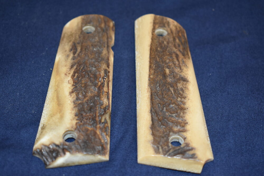 COLT 1911 FULL BARK COVERAGE ELK STAG GRIPS 1911RS1 - Image 3