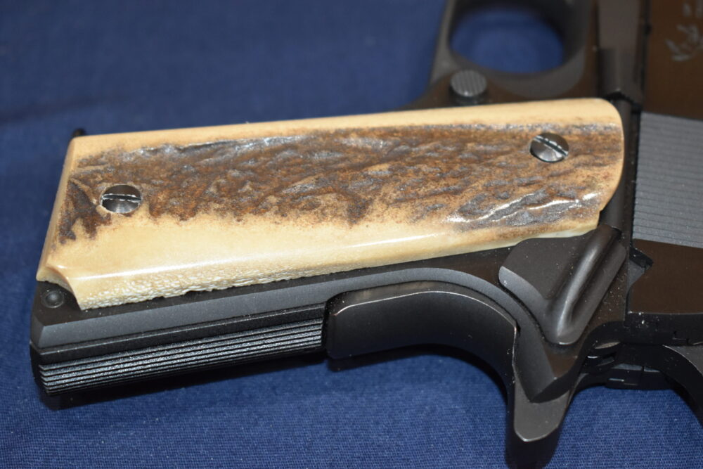 COLT 1911 FULL BARK COVERAGE ELK STAG GRIPS 1911RS1 - Image 6