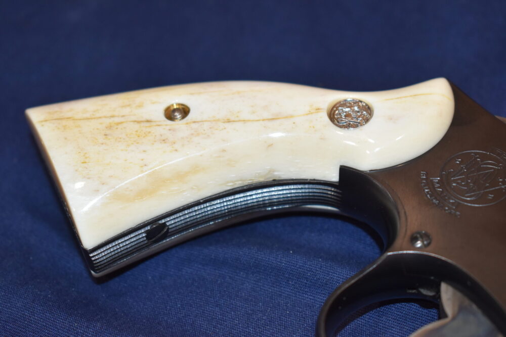 SMITH & WESSON K OR L FRAME SQUARE BUTT PREMIUM GRADE GIRAFFE BONE GRIPS KSQGB9 - Image 12