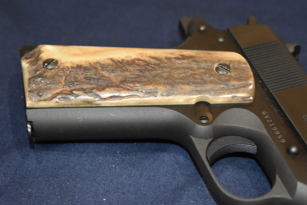 COLT 1911 FULL BARK COVERAGE ELK STAG GRIPS 1911RS1 - Image 12