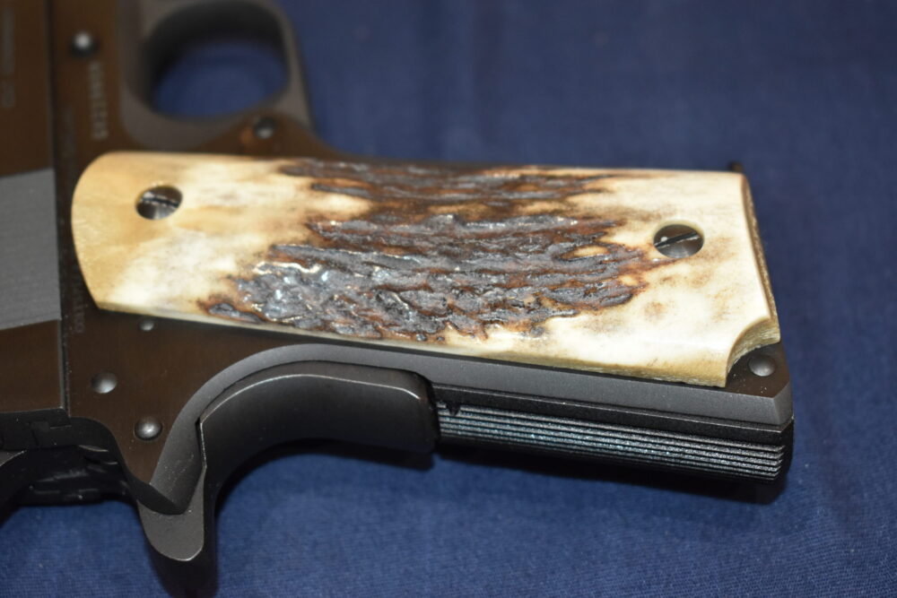 COLT 1911 FULL BARK COVERAGE ELK STAG GRIPS 1911RS2 - Image 7