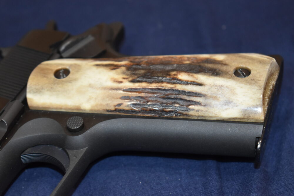 COLT 1911 FULL BARK COVERAGE ELK STAG GRIPS 1911RS2 - Image 13