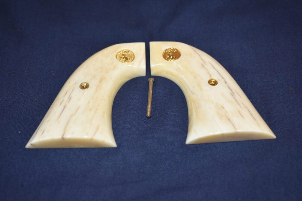 COLT SINGLE ACTION ARMY (S.A.A.) PREMIUM GRADE GIRAFFE BONE GRIPS SAAGB7 - Image 3