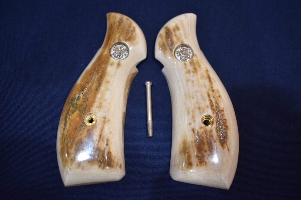 SMITH & WESSON K OR L FRAME MAMMOTH IVORY GRIPS KRBMI5