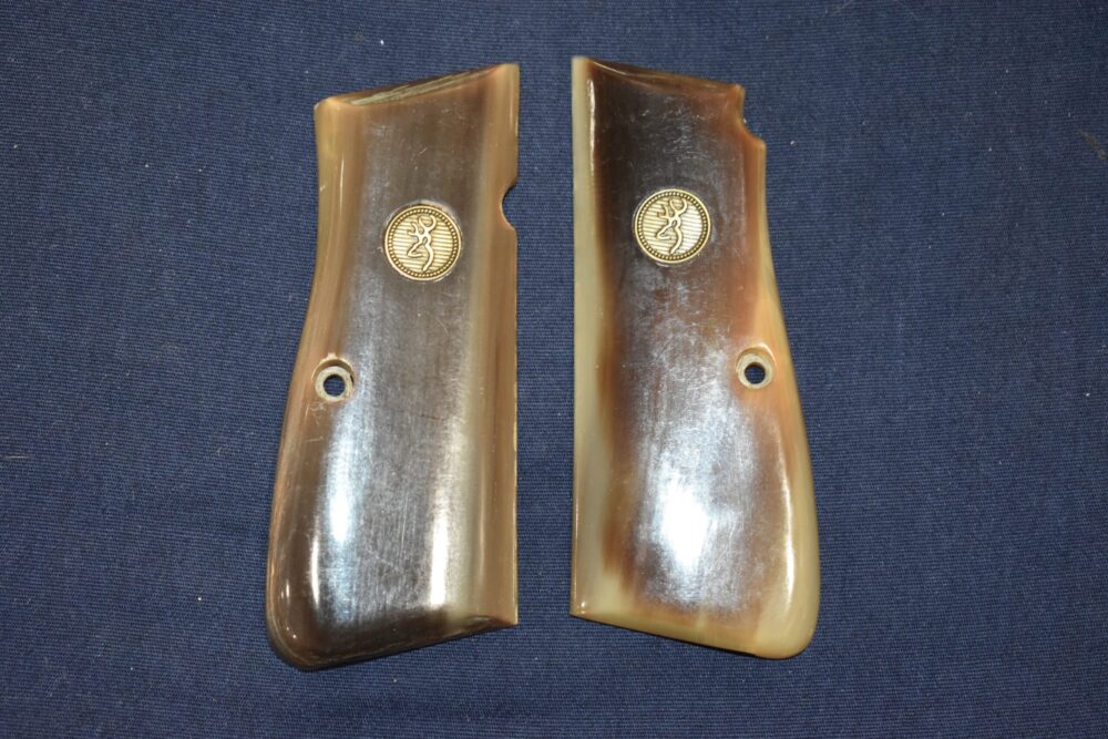 BROWNING HI POWER WATER BUFFALO GRIPS  BHPWBH1