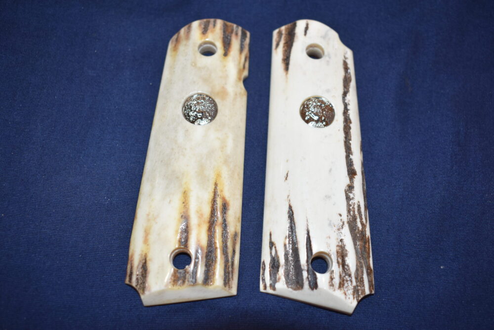 COLT 1911 VINTAGE SAMBAR STAG GRIPS 1911SS46
