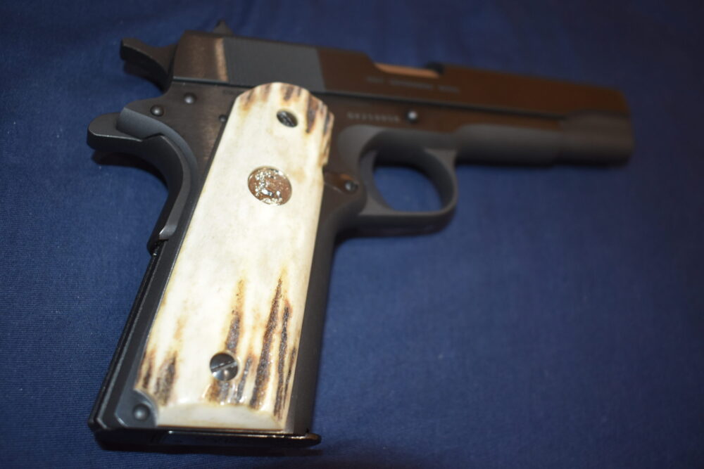 COLT 1911 VINTAGE SAMBAR STAG GRIPS 1911SS46 - Image 8