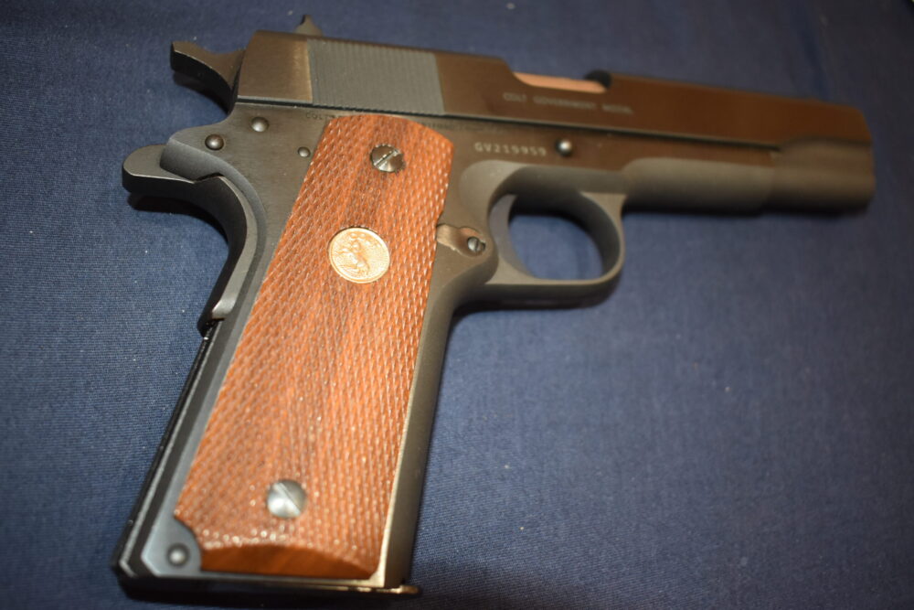 COLT 1911 CHECKERED WOOD GRIPS 1911W7 - Image 8