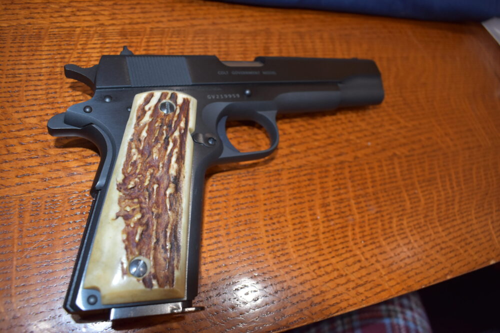 COLT 1911 VINTAGE SAMBAR STAG GRIPS 1911SS47 - Image 8