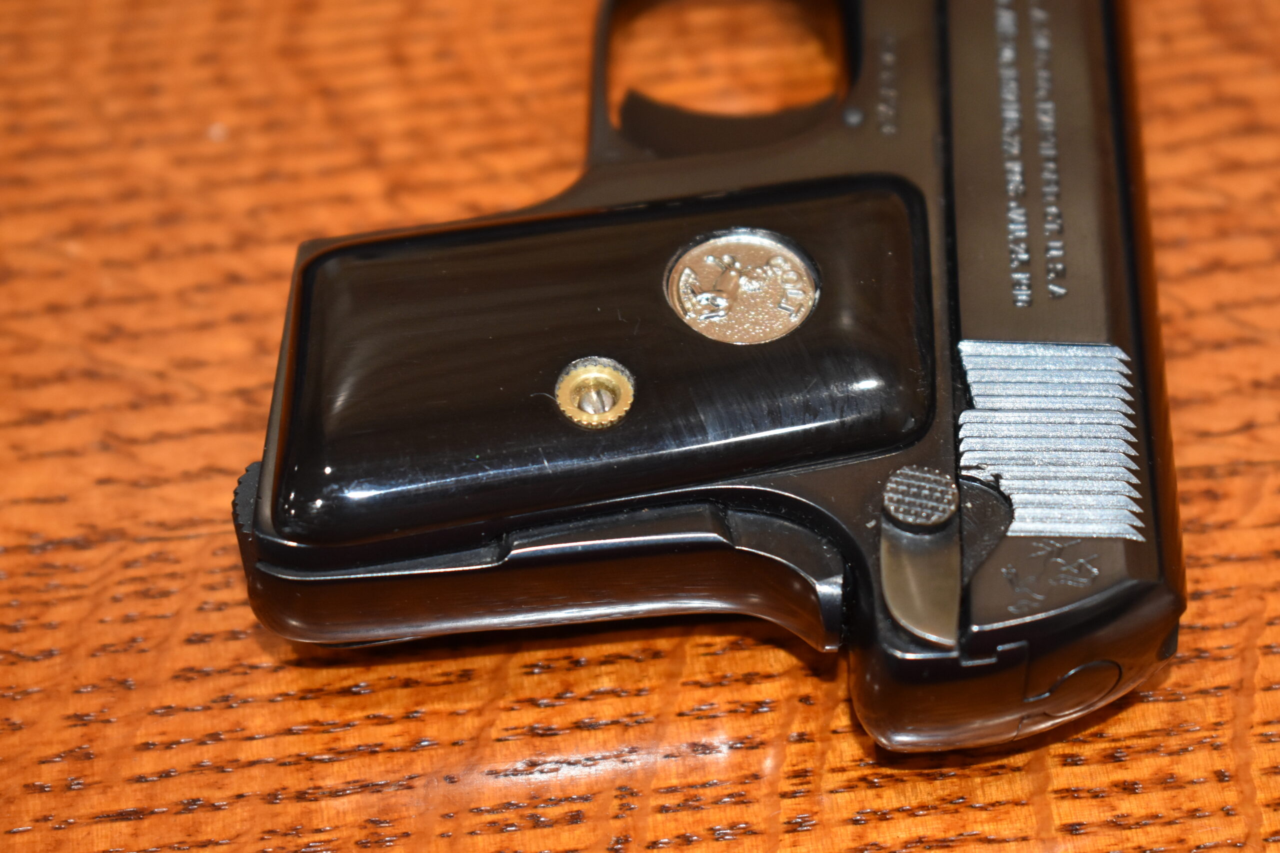 COLT 1908 VEST POCKET BUFFALO HORN GRIPS CVPBH3 - Image 6