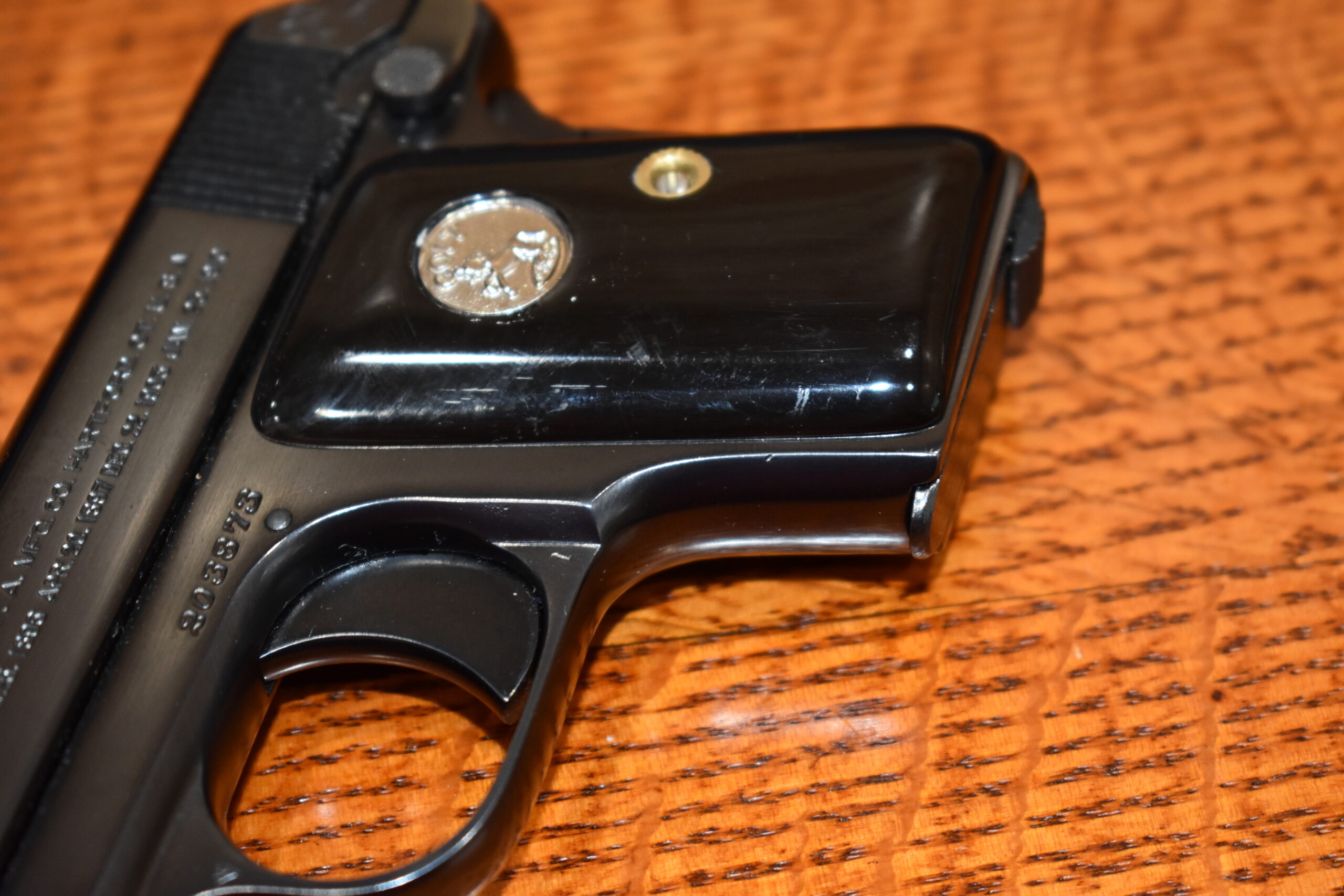 COLT 1908 VEST POCKET BUFFALO HORN GRIPS CVPBH3 - Image 13