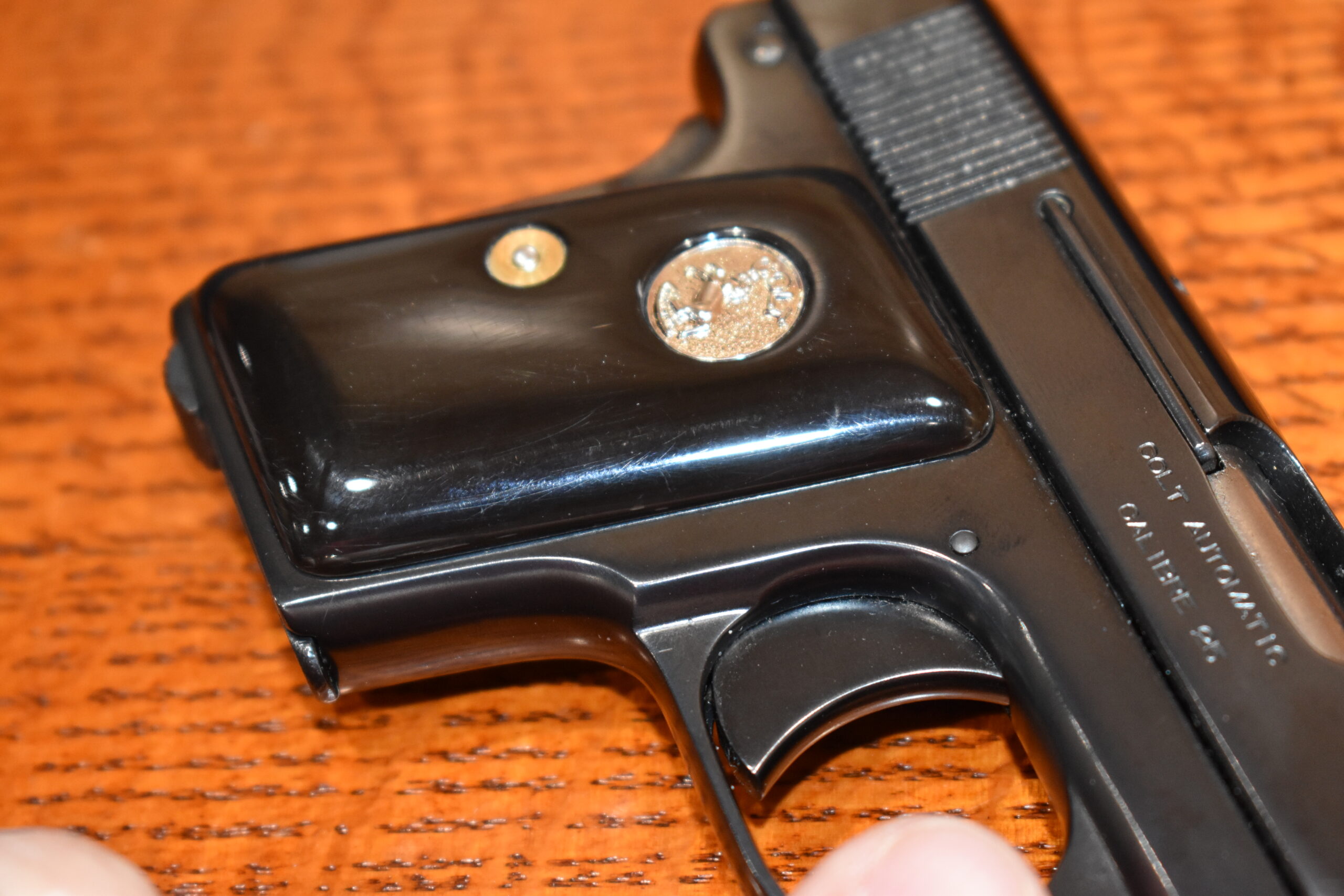 COLT 1908 VEST POCKET BUFFALO HORN GRIPS CVPBH3 - Image 12