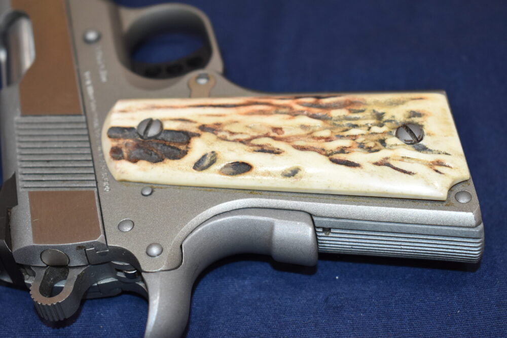 COLT 1911 OFFICER'S MODEL SAMBAR STAG GRIPS 1911OMS6 - Image 7