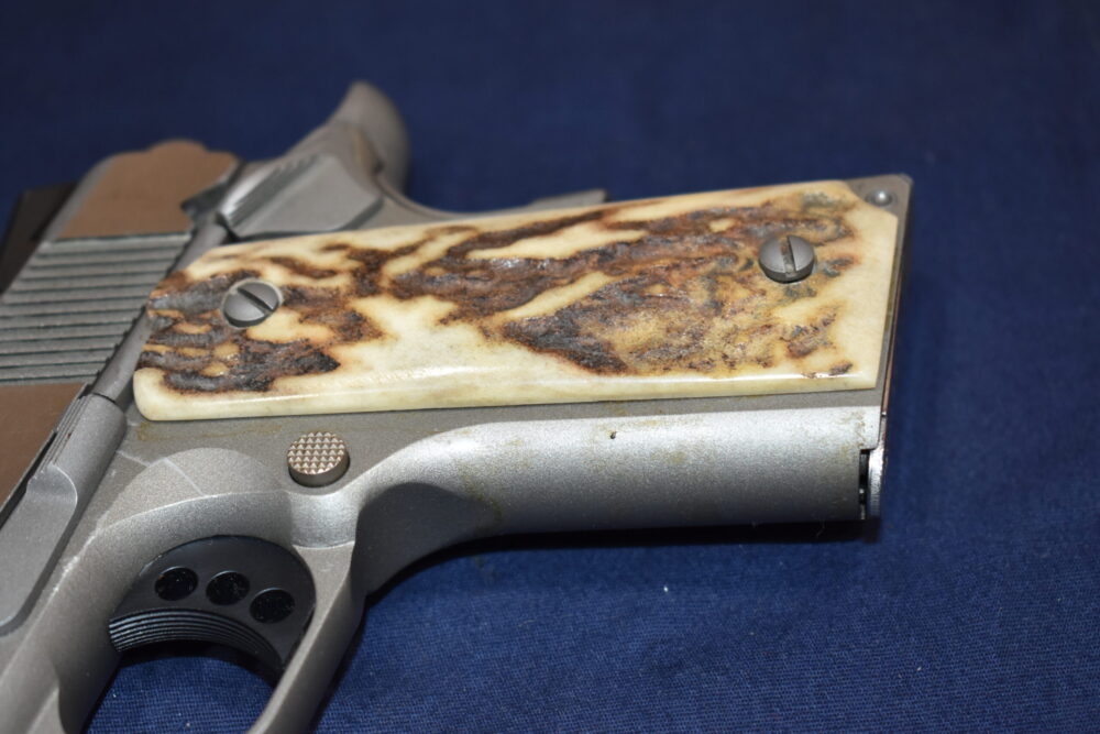 COLT 1911 OFFICER'S MODEL SAMBAR STAG GRIPS 1911OMS6 - Image 13