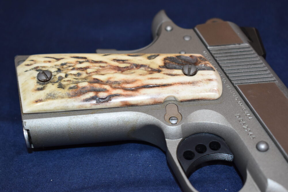COLT 1911 OFFICER'S MODEL SAMBAR STAG GRIPS 1911OMS6 - Image 12