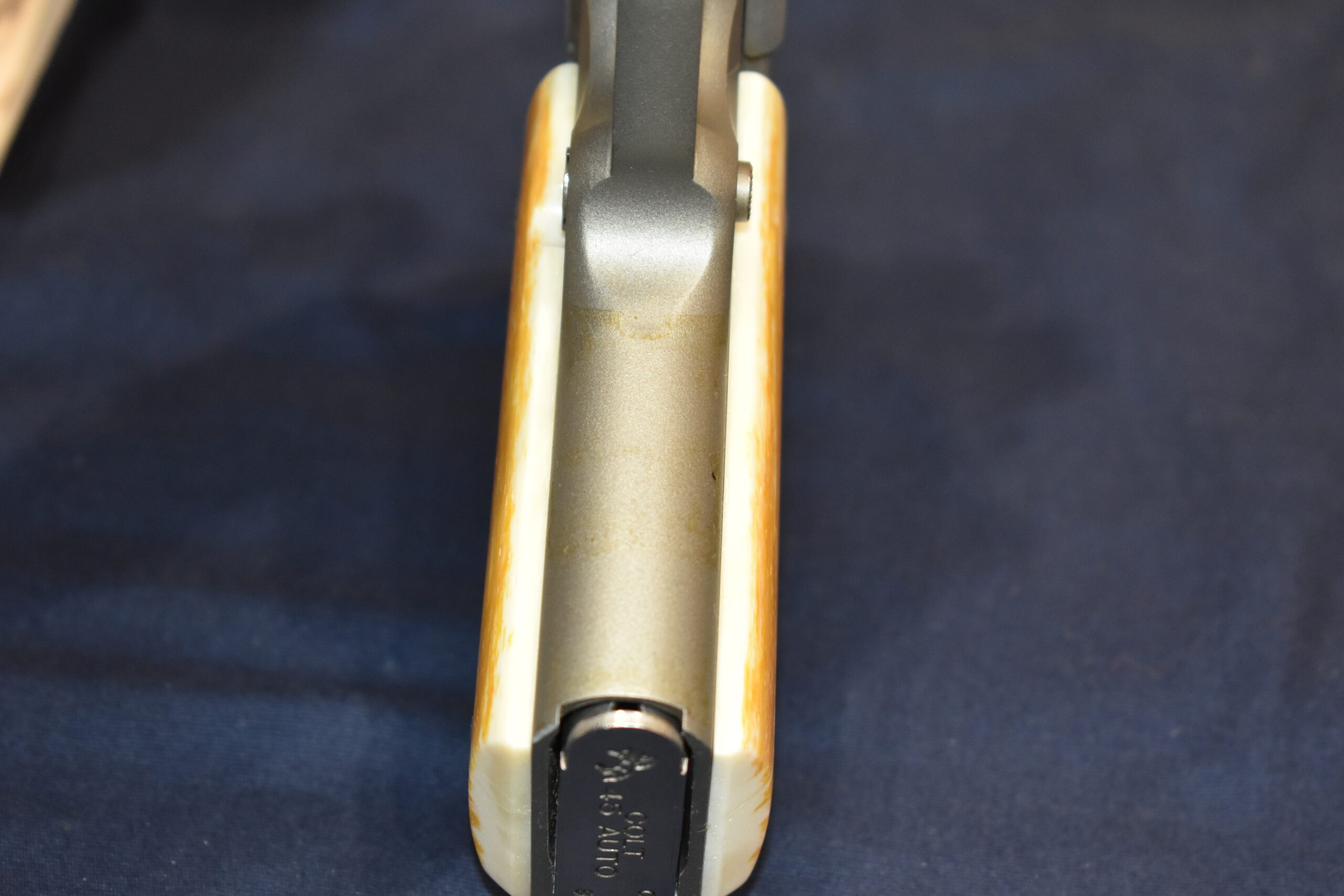 COLT 1911 OFFICER'S MODEL GIRAFFE BONE GRIPS 1911OMGB2 - Image 9