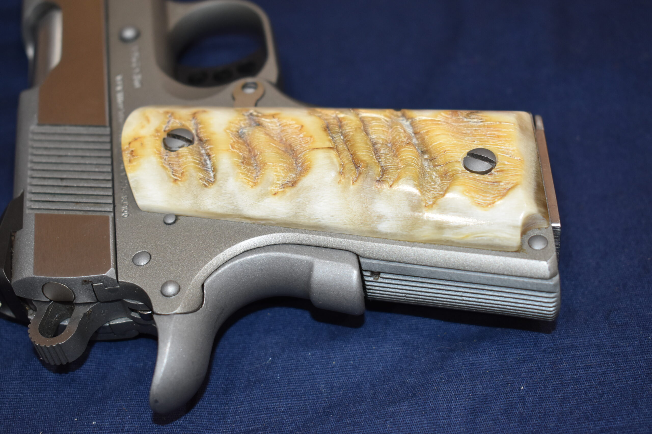 COLT 1911 OFFICER'S MODEL RAMS HORN GRIPS 1911OMRH2 - Image 7