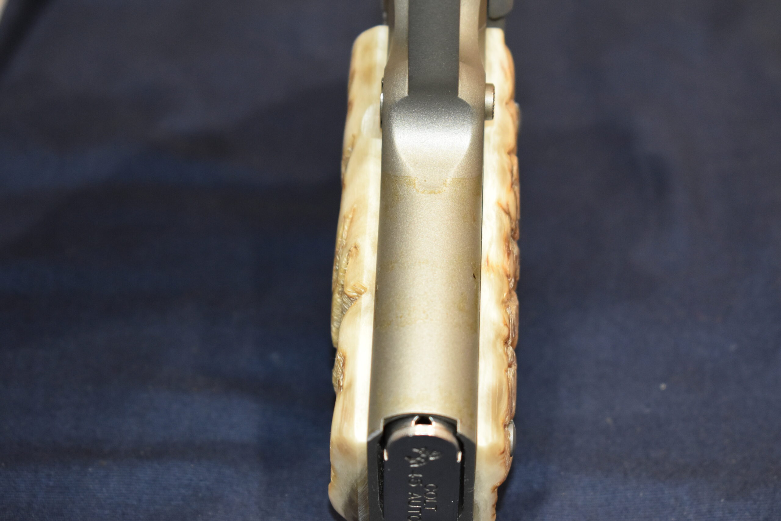 COLT 1911 OFFICER'S MODEL RAMS HORN GRIPS 1911OMRH2 - Image 9