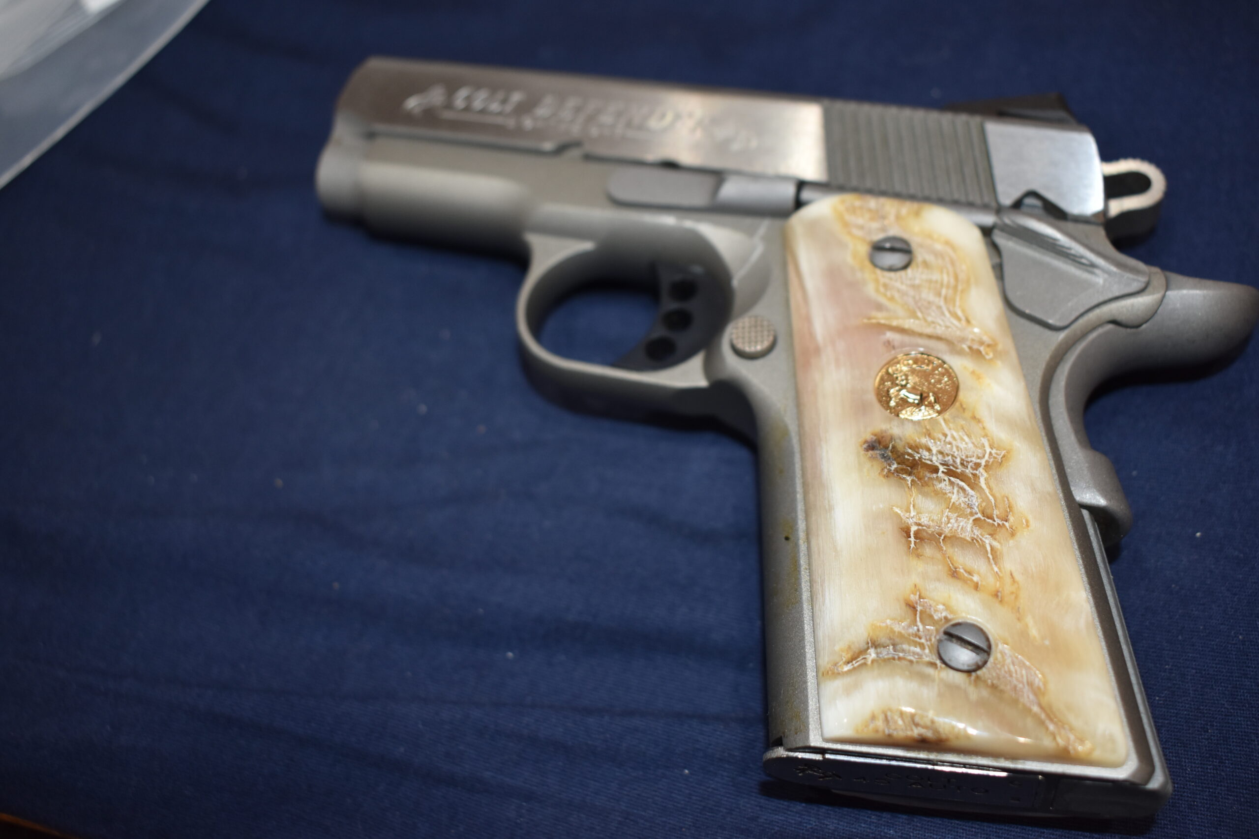 COLT 1911 OFFICER'S MODEL RAMS HORN GRIPS 1911OMRH1 - Image 5