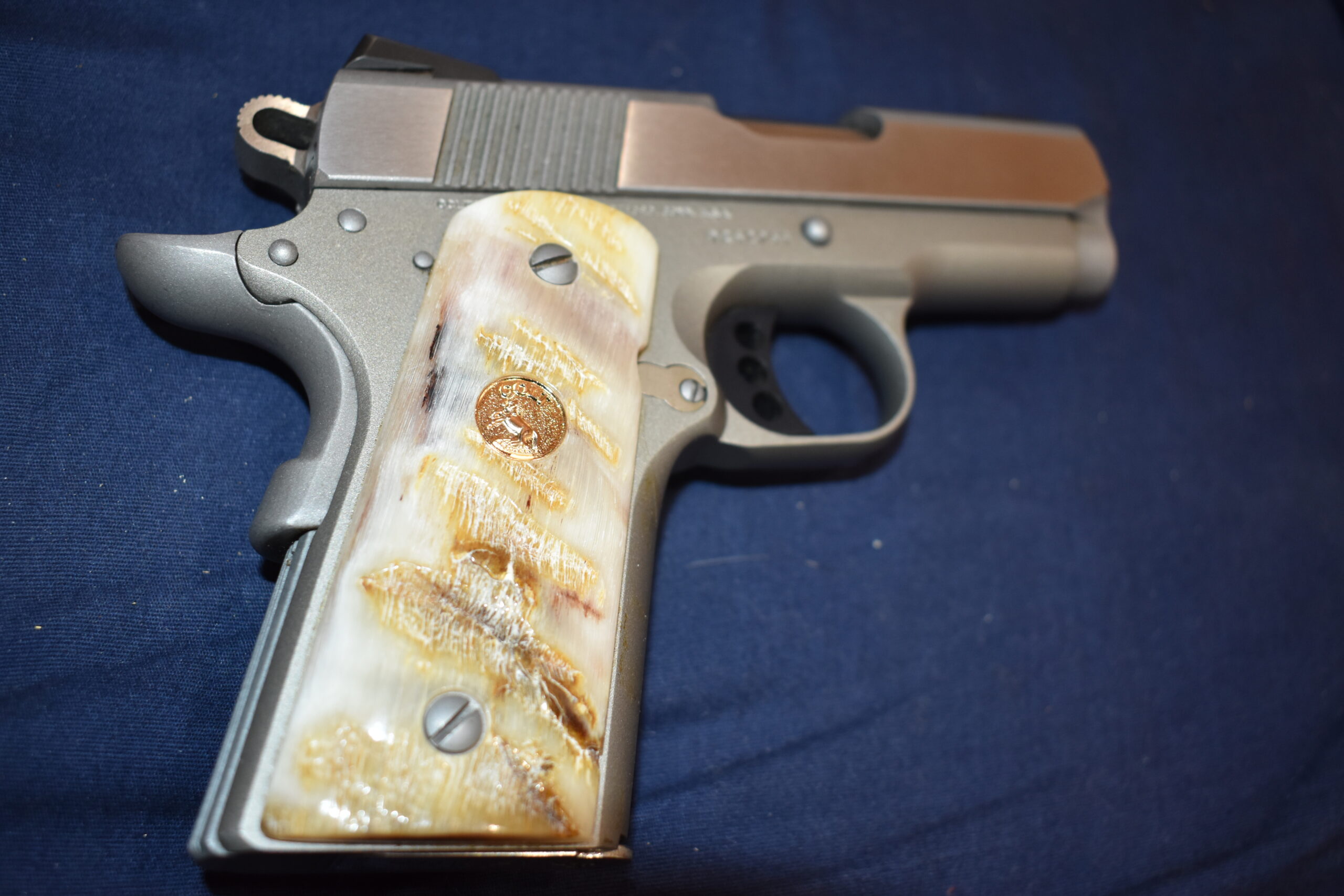 COLT 1911 OFFICER'S MODEL RAMS HORN GRIPS 1911OMRH1 - Image 8