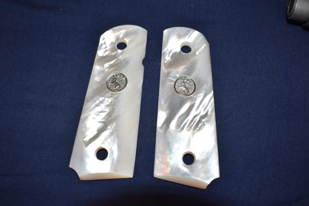 COLT 1911 OFFICER'S MODEL MOTHER OF PEARL GRIPS 1911OMMOP4