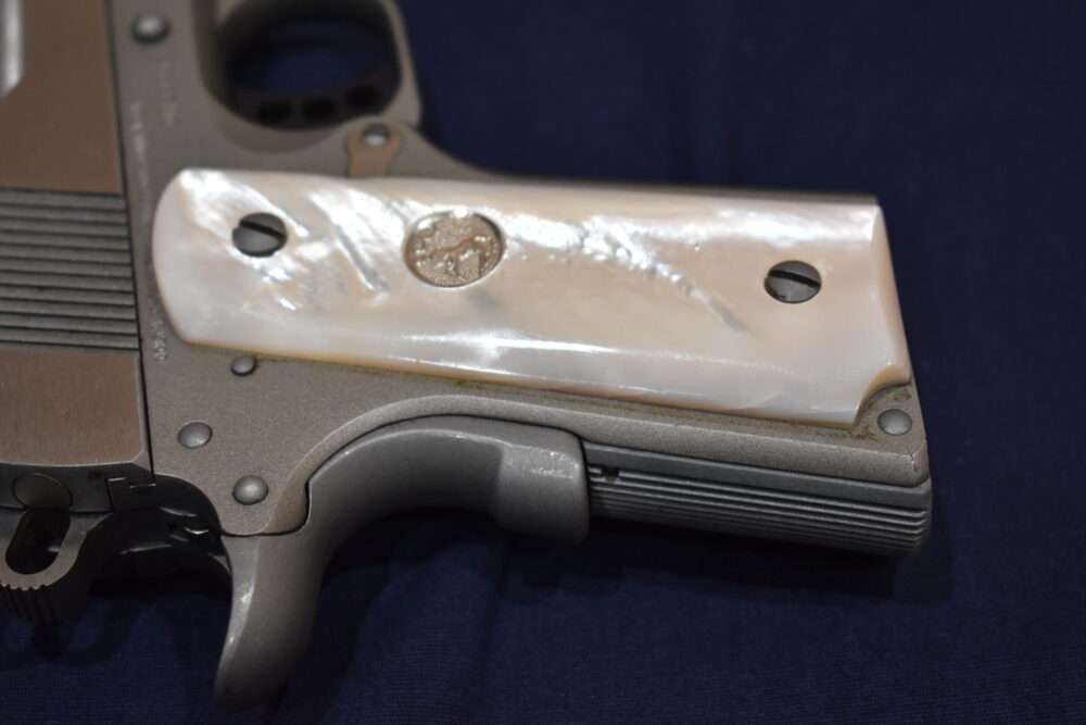 COLT 1911 OFFICER'S MODEL MOTHER OF PEARL GRIPS 1911OMMOP4 - Image 7