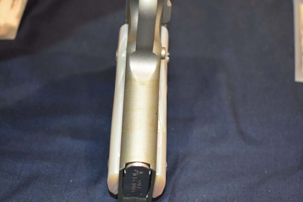 COLT 1911 OFFICER'S MODEL MOTHER OF PEARL GRIPS 1911OMMOP4 - Image 9