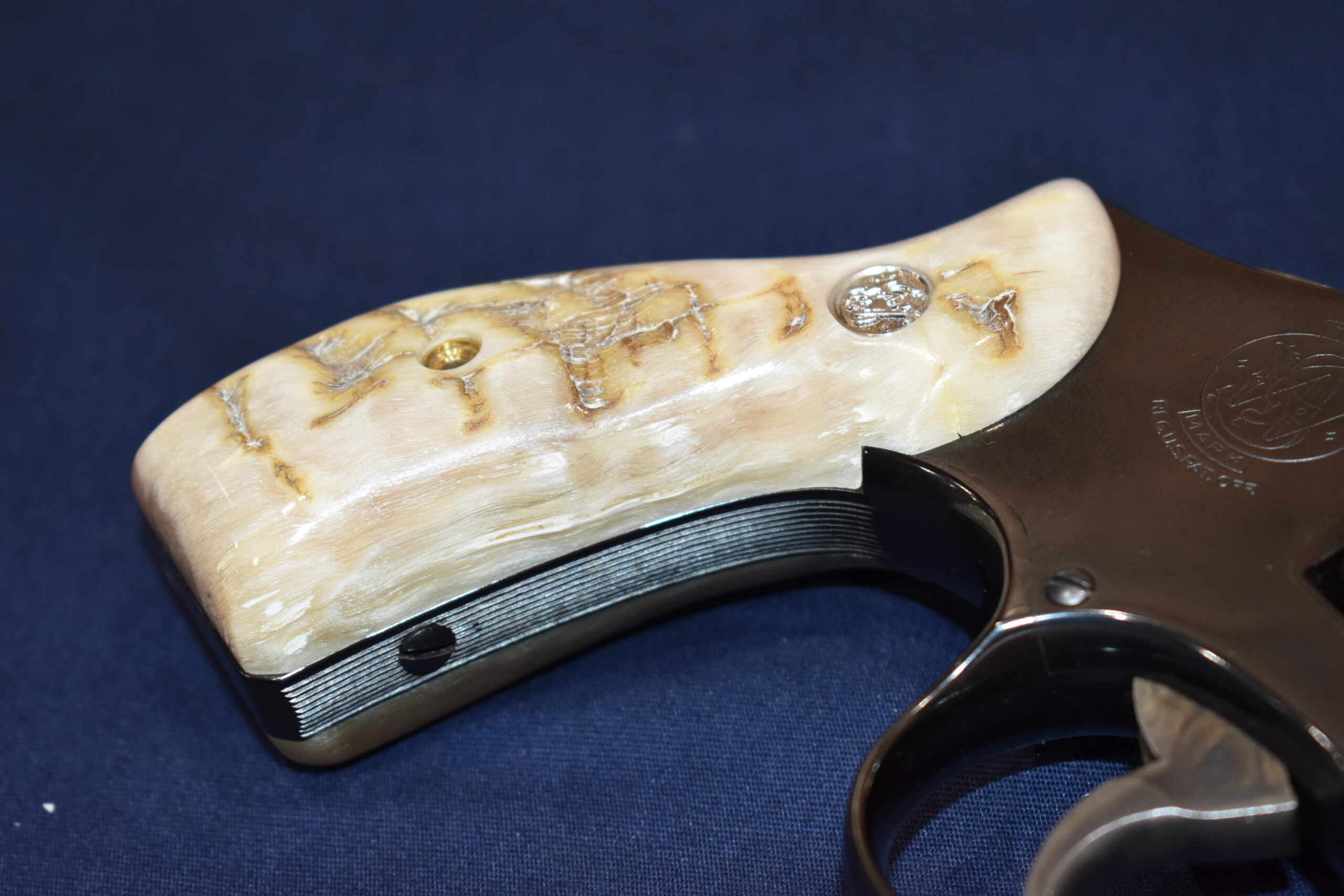 SMITH & WESSON N FRAME ROUND BUTT PREMIUM GRADE RAMS HORN GRIPS NRH15 - Image 12