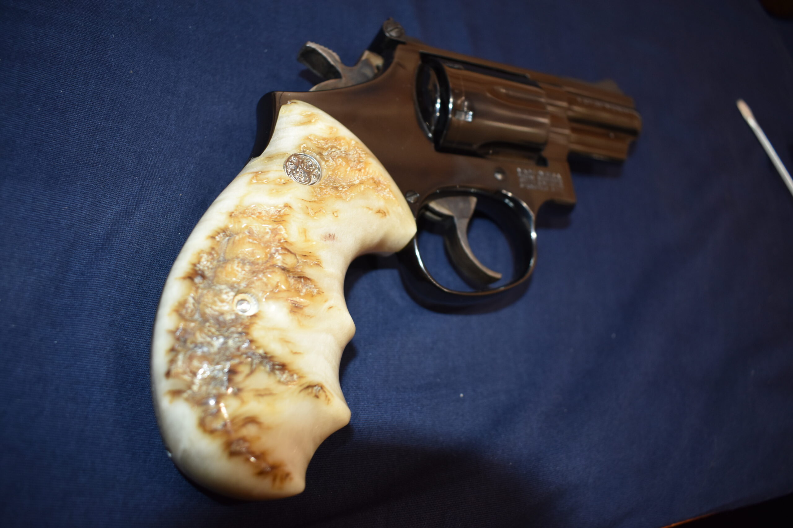 SMITH & WESSON K FRAME ROUND BUTT COMBAT RAMS HORN GRIPS KRBRHC1 - Image 8