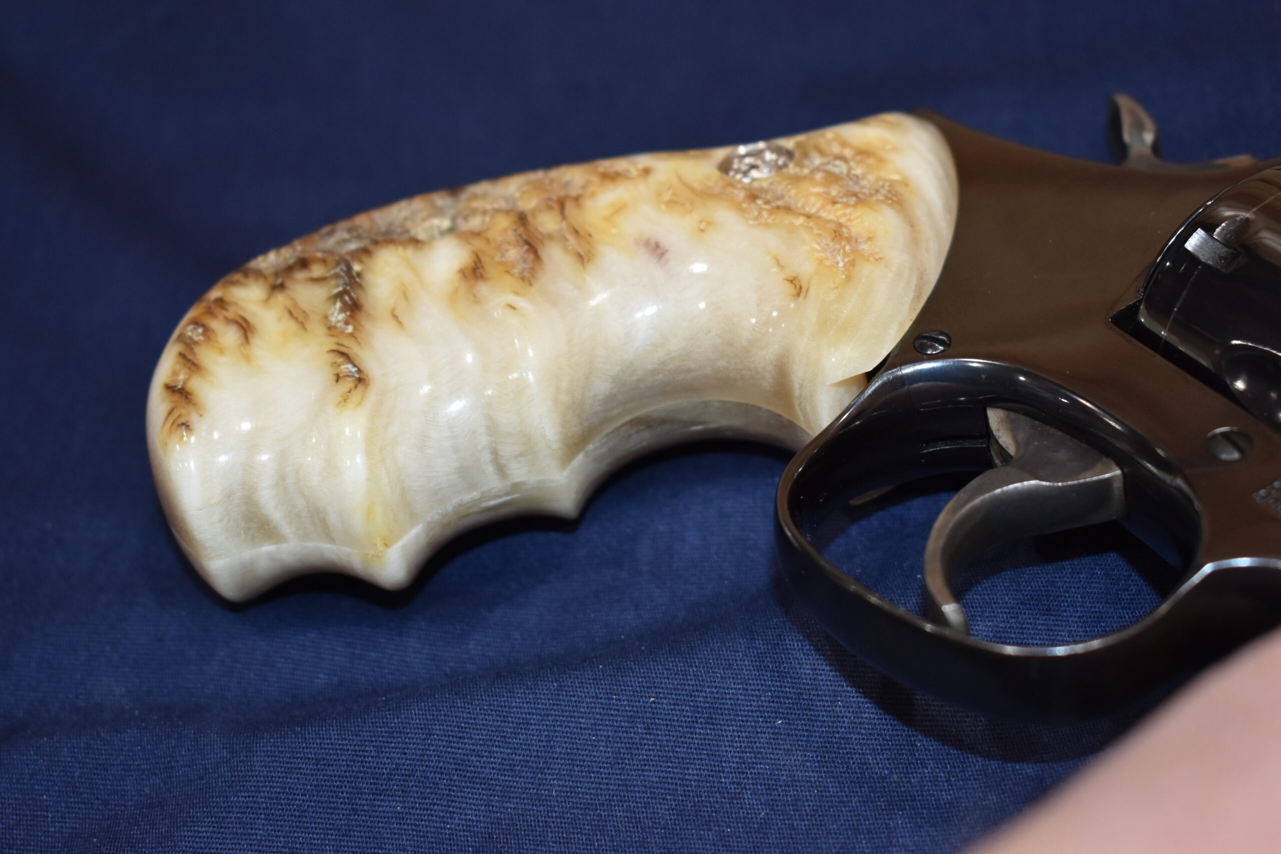 SMITH & WESSON K FRAME ROUND BUTT COMBAT RAMS HORN GRIPS KRBRHC1 - Image 12