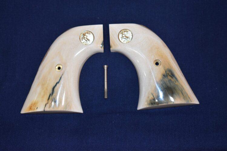 COLT SINGLE ACTION ARMY (S.A.A.) MAMMOTH IVORY GRIPS SAAMI23