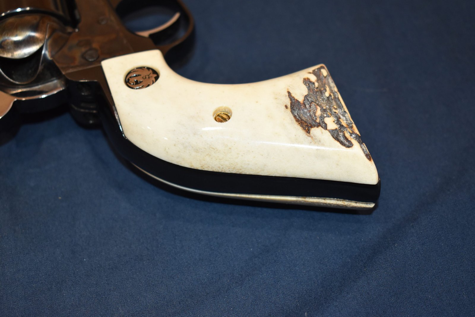 RUGER NEW MODEL BLACKHAWK OR OLD VAQUERO VINTAGE SAMBAR STAG GRIPS RBHS34 - Image 7