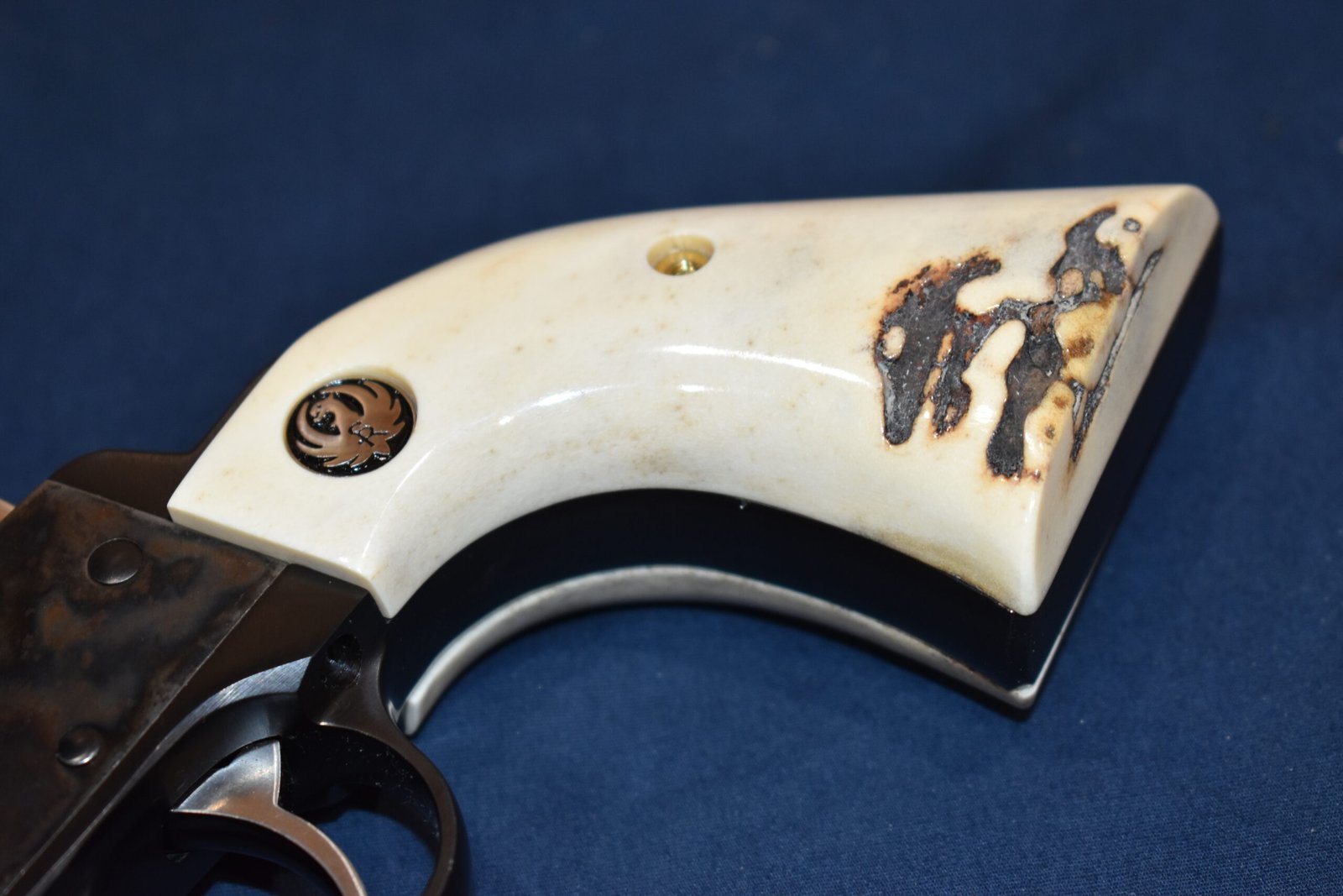 RUGER NEW MODEL BLACKHAWK OR OLD VAQUERO VINTAGE SAMBAR STAG GRIPS RBHS34 - Image 13