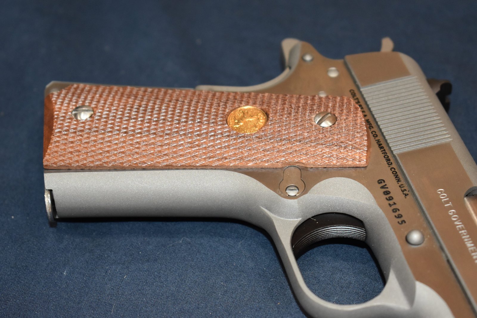 COLT 1911 CHECKERED WOOD GRIPS 1911W9 - Image 12