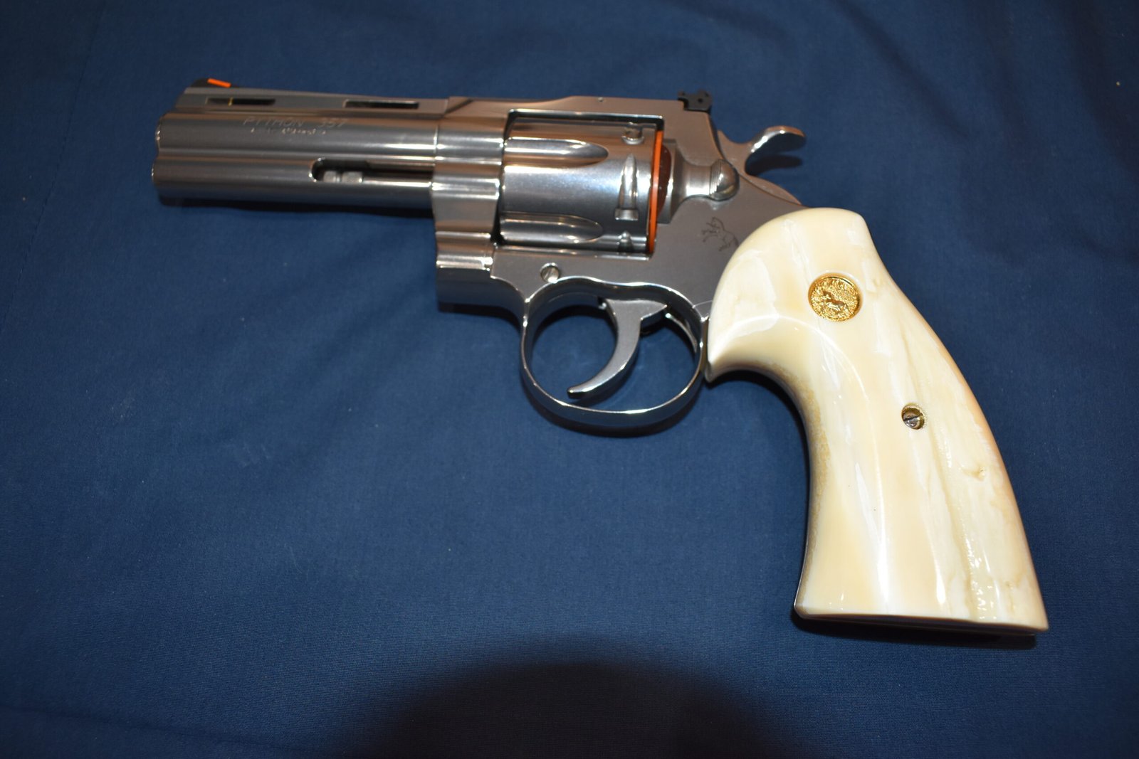 COLT PYTHON FOSSILIZED WALRUS IVORY GRIPS CPWIT1 - Image 5